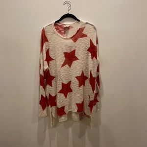 Cream and Red Show Me Your MuMu Sweater (L)